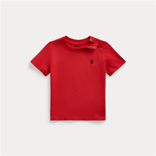 Ralph Lauren T-shirt Med Rund Hals Red  Red 62/68 cm  Rød  62/68 cm  mand