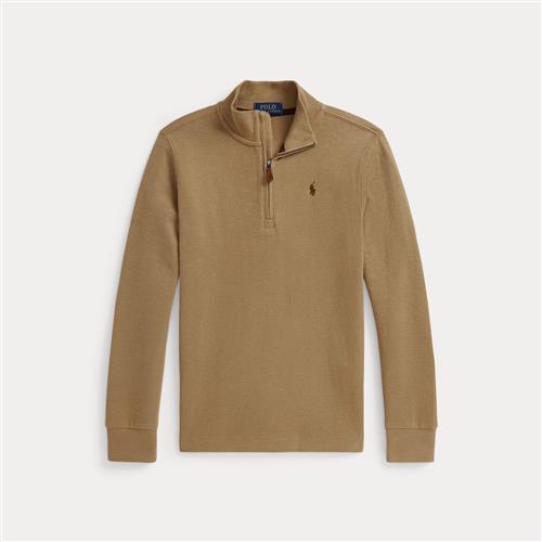 Ralph Lauren Pullover Med Lynlås Camel  Camel 102-108cm  Beige  102-108 cm  mand