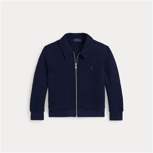 Ralph Lauren Kabelviltet Jakke Refined Navy  Refined Navy 117-123cm  Marineblå  117-123 cm  mand