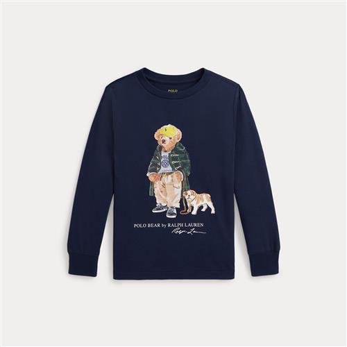 Ralph Lauren Polo Bear Langærmet T-shirt Bear Refined Navy  Bear Refined Navy 117-123cm  Marineblå  117-123 cm  mand