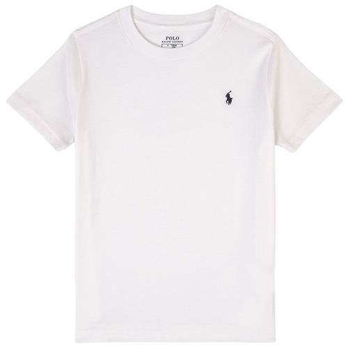 Ralph Lauren Crewneck Tee I Bomuldsjersey White 3 Years  Hvid  3 år  mand