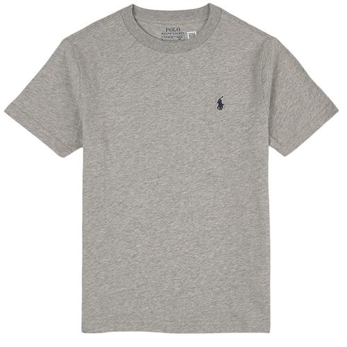 Ralph Lauren Crewneck Tee I Bomuldsjersey Andover Heather 2 years (US 3)  Grå  94-100 cm  mand