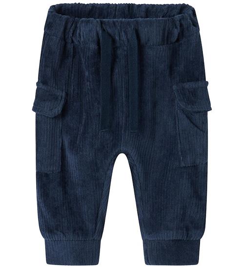 Name It Bukser - Velour - NbmRonny - Navy Blazer
