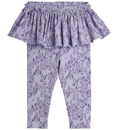 Mini Rodini Leggings - Leopard - AOP - Purple