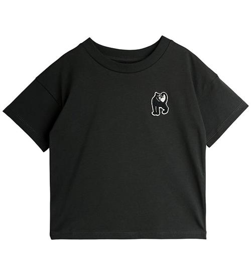 Mini Rodini T-shirt - Panther patch - Sort