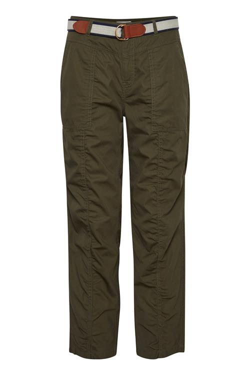 Fransa Bukser 'SADIE'  brun / oliven / hvid