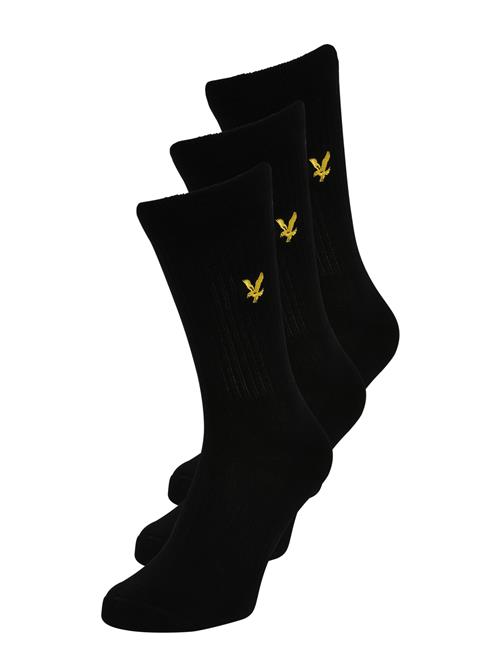 Lyle & Scott Sokker 'Hamilton'  guld / sort