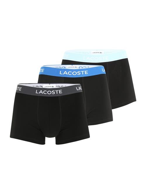 LACOSTE Boksershorts 'Casualnoirs'  azur / himmelblå / mørkegrå / sort