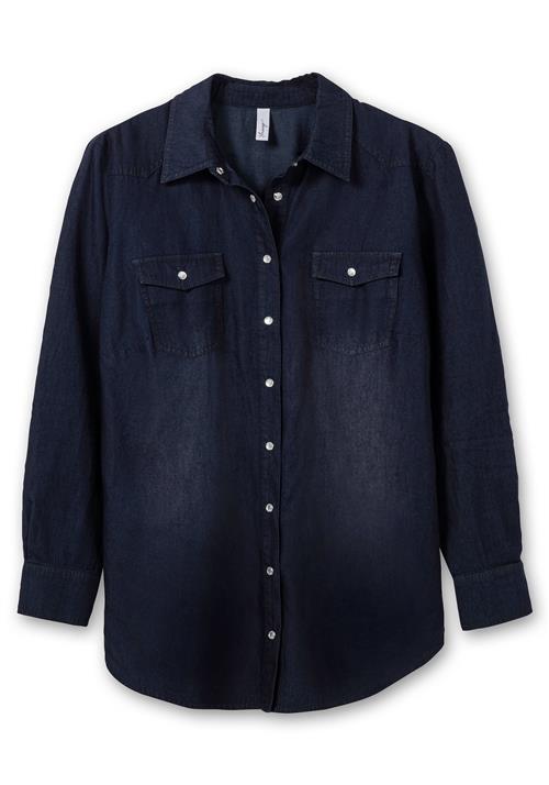 SHEEGO Bluse  mørkeblå