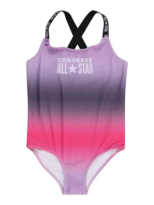 CONVERSE Badedragt  lilla / lyselilla / pink / sort
