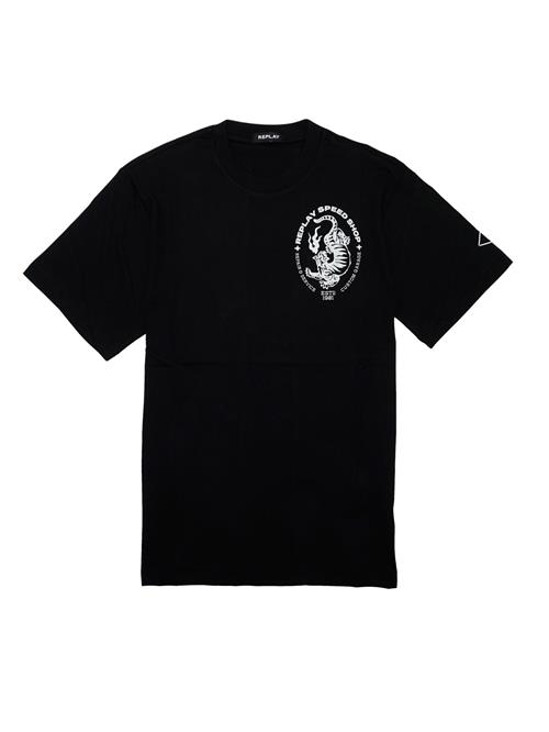 REPLAY Bluser & t-shirts  sort / hvid