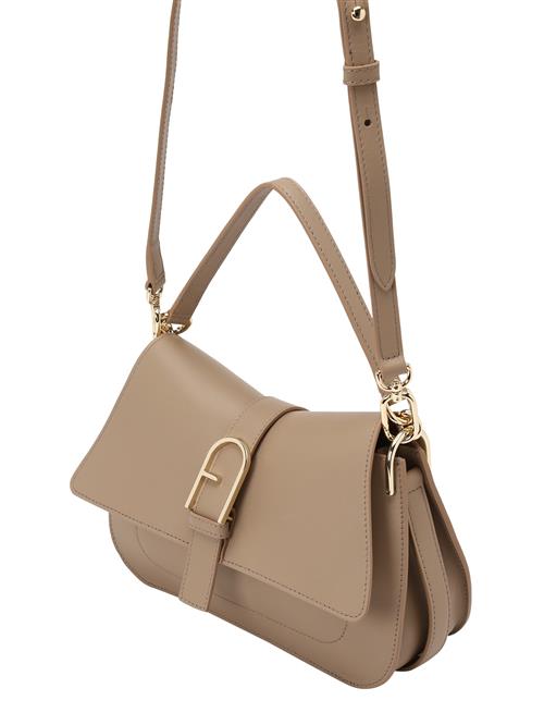 FURLA Skuldertaske 'FLOW'  camel / guld
