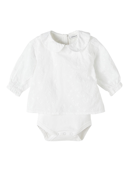 NAME IT Tunika Body Deliner Bright White