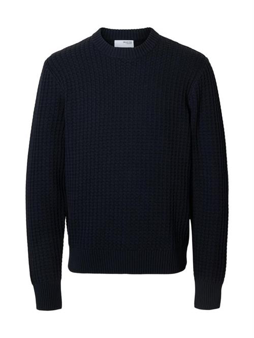 SLHTOM LS KNIT STRUCTURE CREW NECK