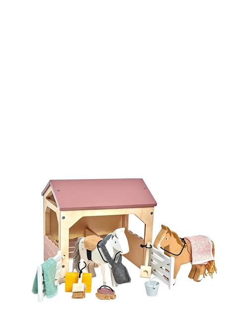Dollhouse Set - The Stables - Small Tender Leaf Patterned