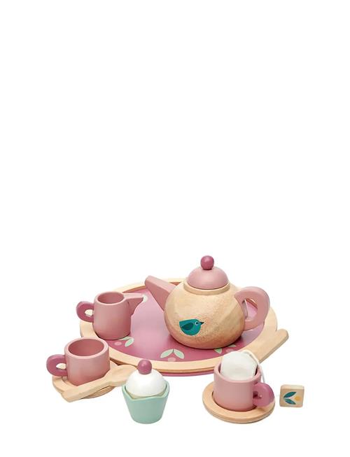 Mini Chef - Birdie Tea Set Tender Leaf Patterned