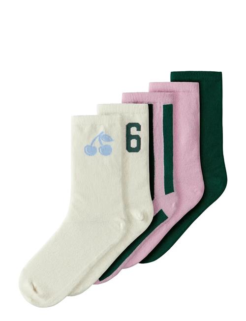 Nkfvilde 5P Sock Name It Beige
