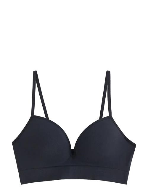 Bra Seamless Push Up Joy Lindex Black