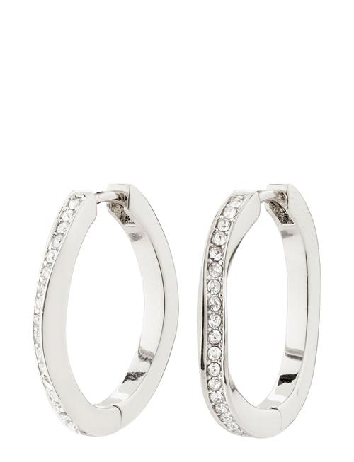 True Hoop Earrings Silver-Plated Pilgrim Silver