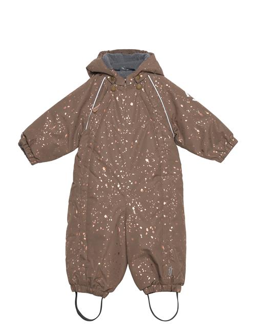 Polyester Baby Suit - Glitter Mikk-line Brown