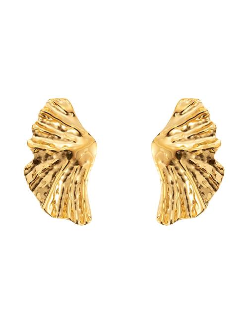 Feather Earring Gold By Jolima Gold