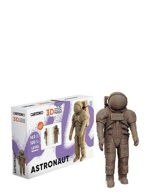 Karton 3D Puslespil Astronaut Cartonic Brown