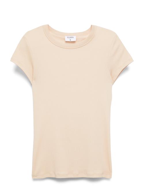 Fine Rib Tee Filippa K Beige