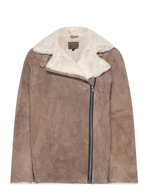 Pamela Shearling Jacket Jofama Brown
