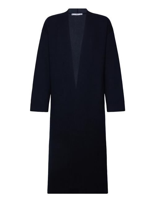 Knitted Long Coat Mango Navy