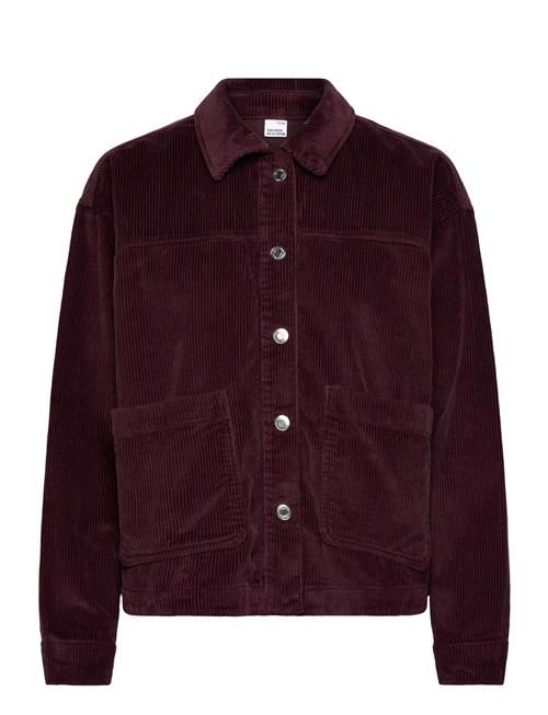 Vmjamie Ls Corduroy Shacket Mix Noos Vero Moda Burgundy