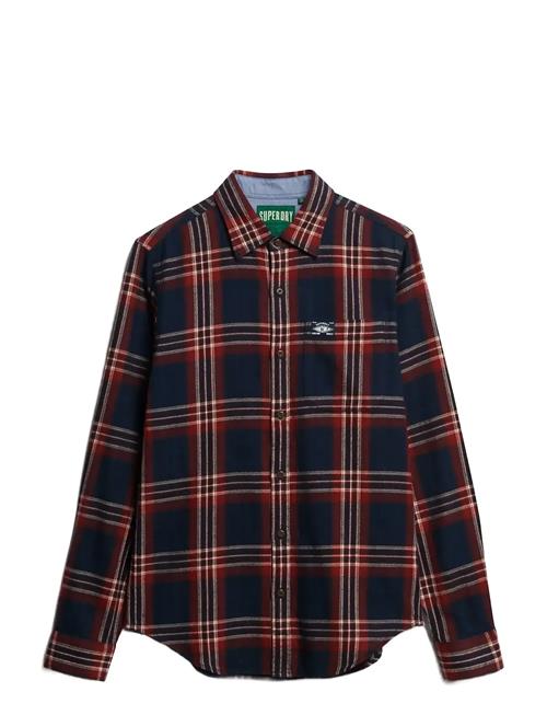 L/S Cotton Lumberjack Shirt Superdry Navy