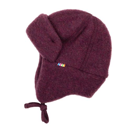 Joha Blød Uldhjelm Med Dobbelt Lag Plum  Plum-52 cm  Lilla  52 cm  unisex