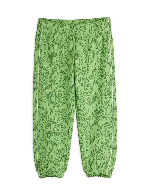 Mini Rodini Mini Leopard Joggingbukser Green  Green 116/122 cm  Grøn  116/122 cm  mand