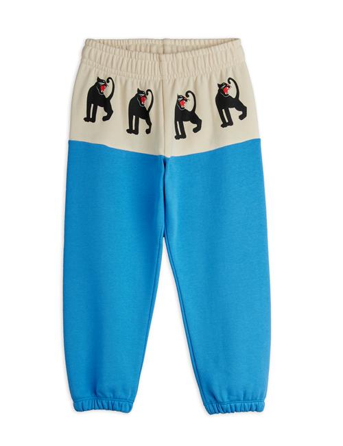 Mini Rodini Panther Joggingbukser Blue  Blue 104/110 cm  Blå  104/110 cm  mand