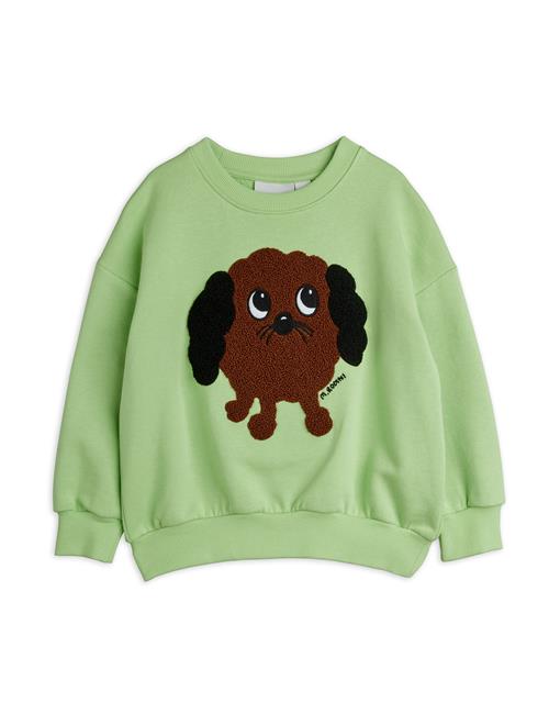 Mini Rodini Doggie Sweatshirt Green  Green 80/86 cm  Grøn  80/86 cm  mand
