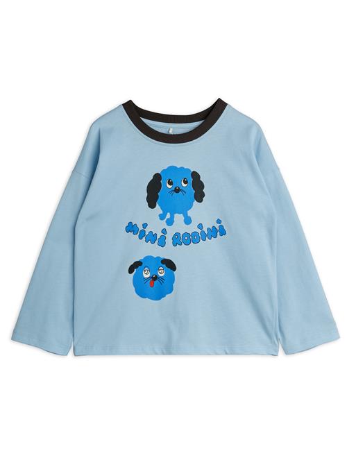 Mini Rodini Doggies Langærmet Top Blue  Blue 128/134 cm  Blå  128/134 cm  mand