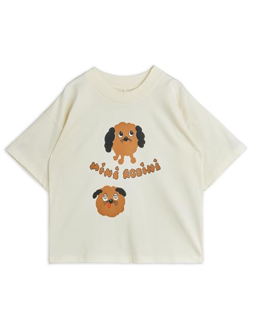 Mini Rodini Doggies T-shirt Off-white  Off-white 128/134 cm  Hvid  128/134 cm  mand
