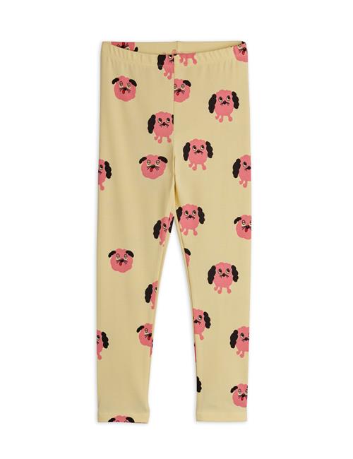 Mini Rodini Doggies Leggings Yellow  Yellow 104/110 cm  Gul  104/110 cm  kvinde