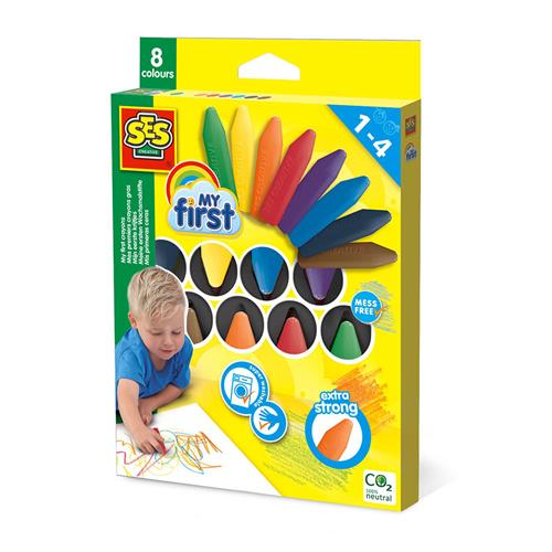 SES Creative My First Farveblyanter  Yellow-1-4 Y  Gul  1-4 år  unisex