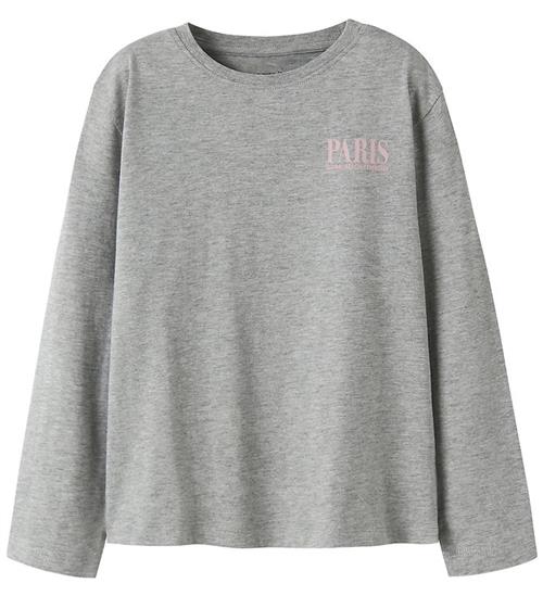 Name It Bluse - NkfRaris - Grey Melange