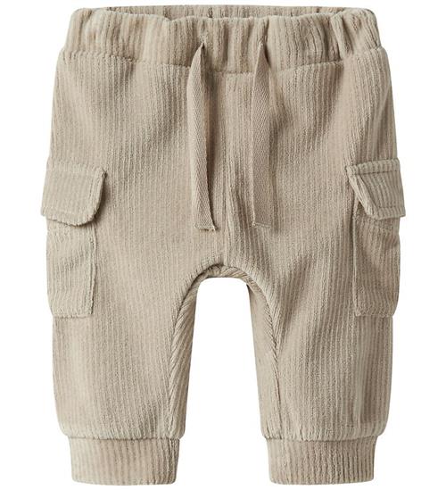 Name It Bukser - Fløjlsvelour - NmmRonny - Island Fossil