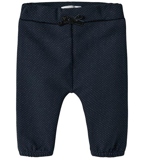 Name It Sweatpants - NbfRulina - Navy Blazer m. Guld Prikker