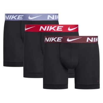 Nike 6P Everyday Essentials Micro Boxer Brief Rød/Blå polyester 2XL Herre
