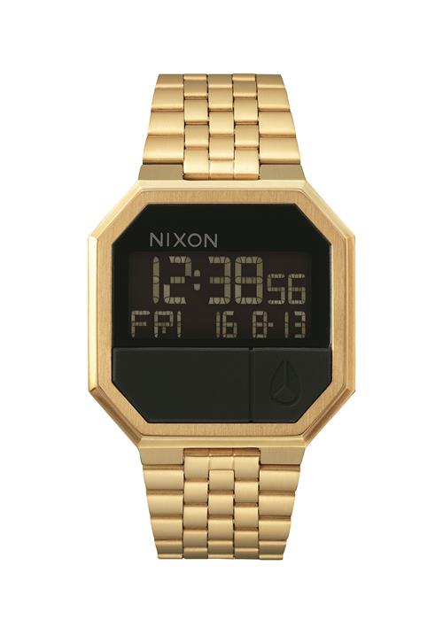 Nixon Digitalur 'Re-Run'  guld / sort