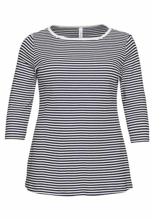 SHEEGO Shirts  marin / hvid