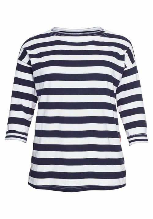 SHEEGO Shirts  marin / hvid