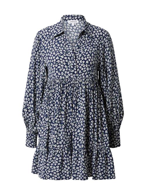 EDITED Blusekjole 'Camella'  blå / hvid