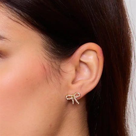 ELINE L'ATELIER Sløjfe Øreringe Guld