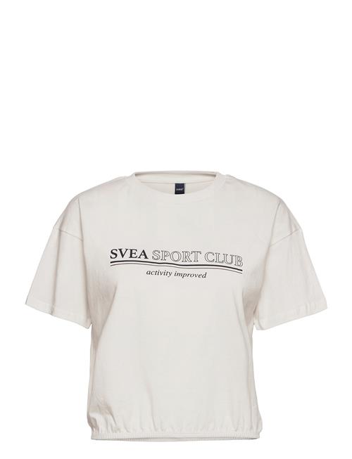 W. Elastic T-Shirt Svea Cream