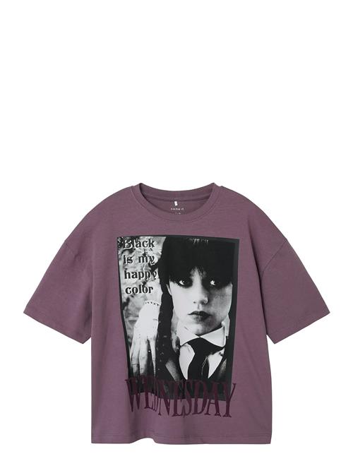 Nkfadma Wednesday Ss Rlx Top Box Sky Name It Purple